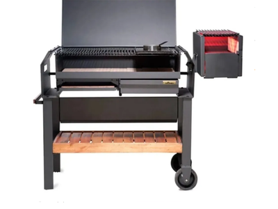 Parrilla Movil Tromen Pampeana Con Base Y Fogonero Gourmet