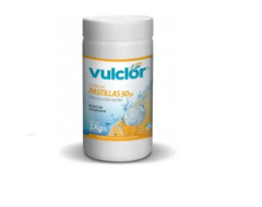 Cloro Pastillas Vulclor 50gr X 1 Kg  Disolución Lenta - Vulcano