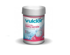 Pastillas Triple Acción Vulclor 200 Gr. X 1 Kg - Vulcano