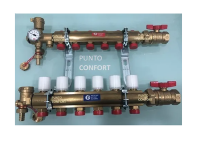 Colector Giacomini De 6 Vías Super Completo - Italiano