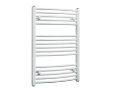 Toallero Curvo 700x450 Blanco Calefacción Por Agua 